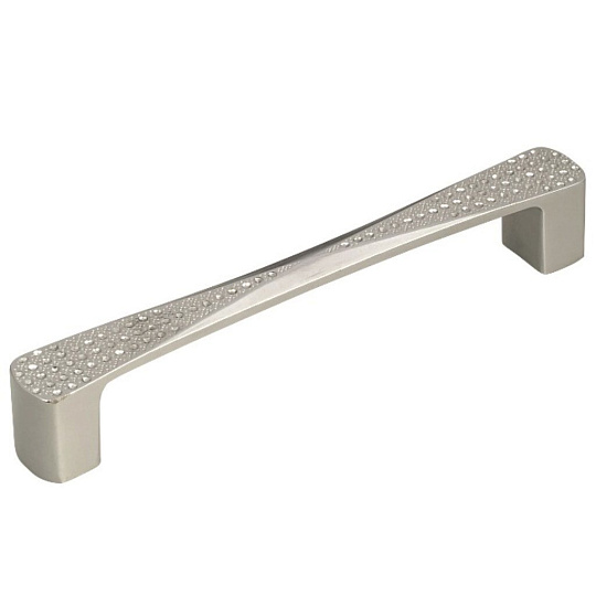 Ручка-скоба мебельная Trodos, ZY-871, 128 мм, ЦАМ, хром, 303291