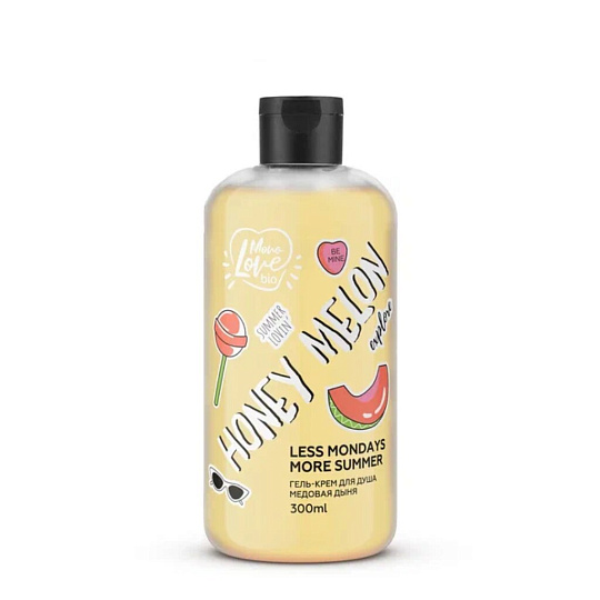 Гель для душа Bisou MonoLove bio, Дыня, 300 мл, крем-гель