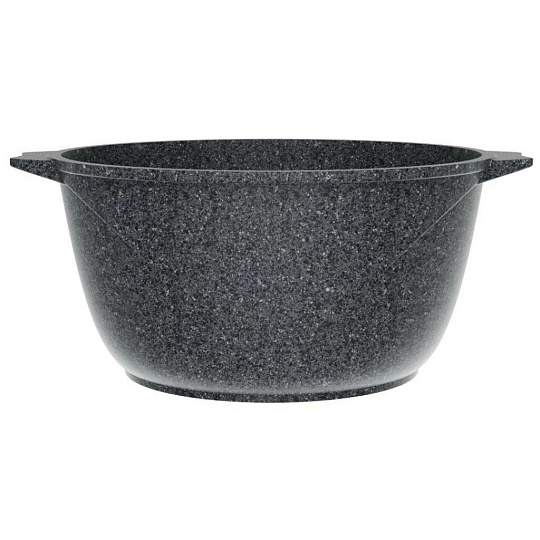 Кастрюля алюминий, антипригарное покрытие, 4 л, с крышкой, крышка стекло, Мечта, Premium grey, 44901, серая