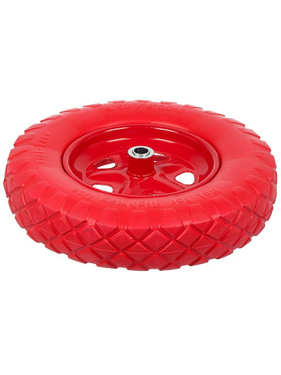 Колесо полиуретан PU, D 85, 4.80-4.00-8, втулка D20 мм