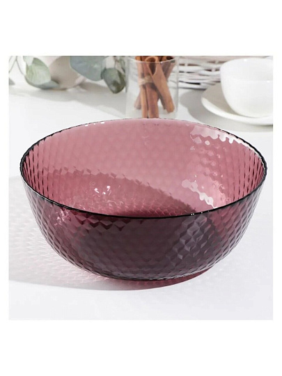 Салатник стекло, круглый, 23х9 см, Idylle Lilac, Luminarc, Q1311