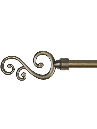 Наконечник карнизный Виола, 2 шт, диаметр 16 мм, золото антик, в тубе, СН-16-137-24