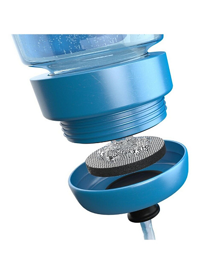 Фильтр-бутылка Brita, Fill&Go Vital, для холодной воды, 1 ступ, 0.6 л, синий, 1021529