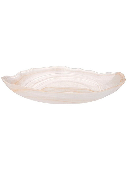 Блюдо стекло, овальное, 15.5х28 см, Murano, Bronco, 336-190