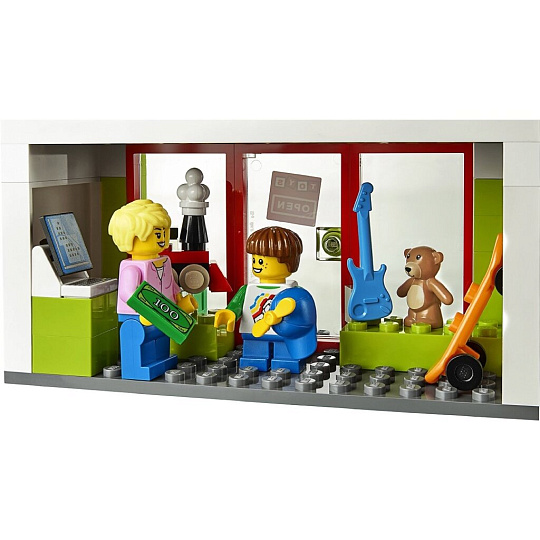 Конструктор Lego, City, Открытие магазина по продаже пончиков, 5-7 лет, 790 деталей, 60233