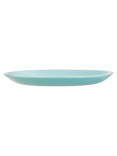 Тарелка десертная, стеклокерамика, 19 см, круглая, Diwali Turquoise, Luminarc, P2613, бирюзовая