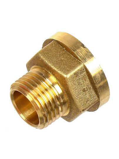 Переходник 1/2''х3/4'', ш-г, латунь, БАЗ