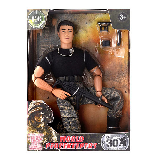 Игровой набор World Peacekeepers, Универсальный солдат, 6 видов, MC90001, в ассортименте