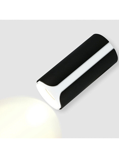 Светильник накладной General Lighting Systems, Монохром, 50 Вт, GU10, на 1 лампочку, IP20, d5.8х6х13 см, Спот, черный-белый, 661708