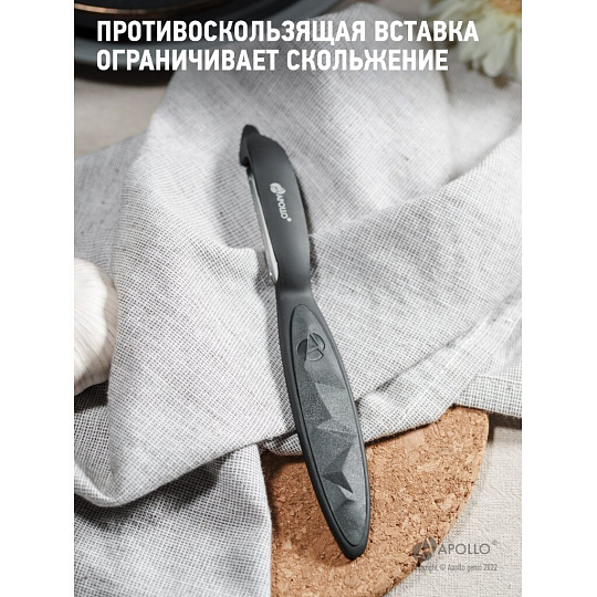 Картофелечистка нержавеющая сталь, рукоятка пластик, Apollo, Renoir, RNR-01