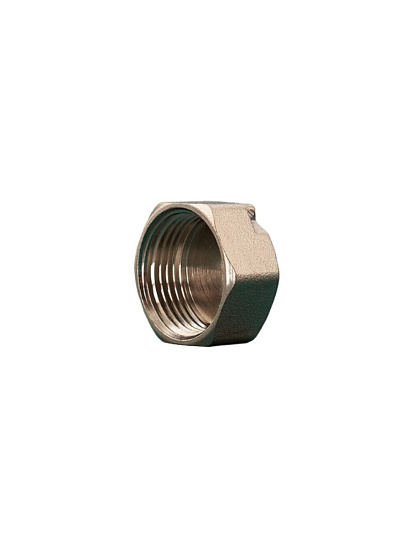 Заглушка 3/4", латунь, внутренняя резьба, РМС, 11В-20