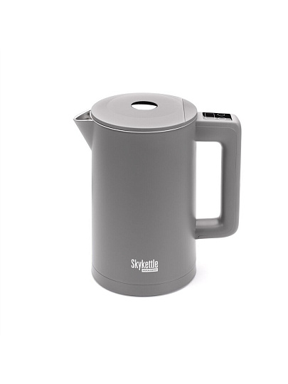 Чайник электрический Redmond, SkyKettle KM231S, Strix, серый, 1.7 л, смарт, 2200 Вт, скрытый нагревательный элемент, пластик