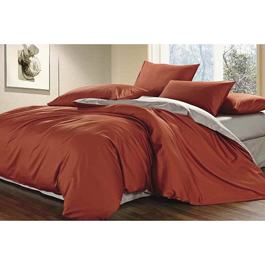 Постельное белье Salvador 2-спальное полисатин (простыня 180х215 см, 2 наволочки 70х70 см, пододеяльник 175х215 см) однотонный цвет в ассортименте