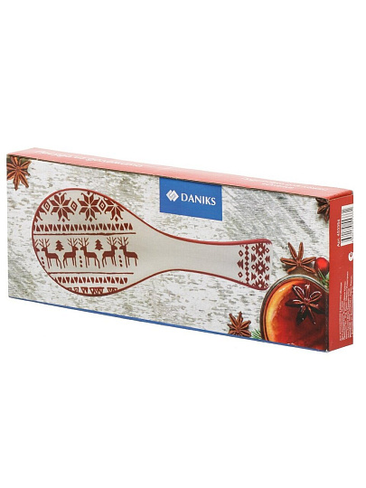 Подставка для ложки, доломит, 9х24.7 см, Daniks, Олени