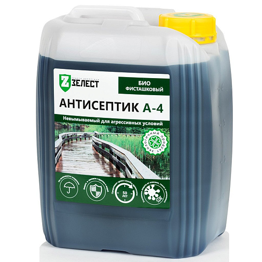 Антисептик Зелест, ЕвроБио А-4, для дерева, фисташковый, 5 кг