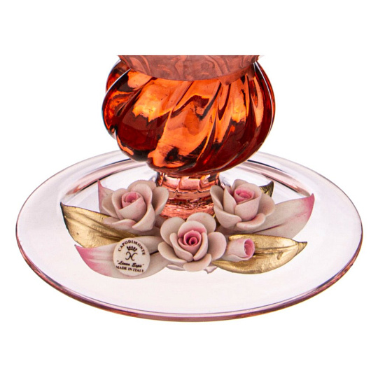Блюдо на ножке white crystal"rosa guisy big", 647-776