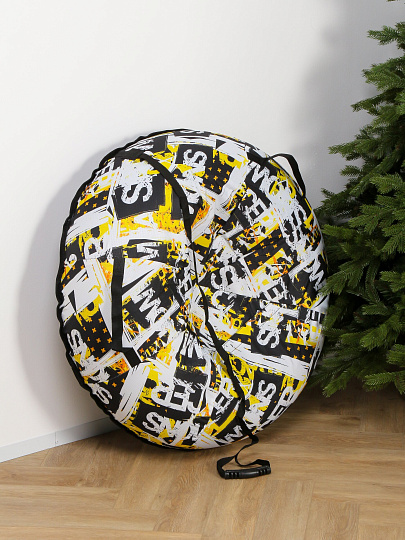 Санки-ватрушка Nika, Snowracer, 90 см, 90 кг, с буксировочным тросом, с ручками, ТБ5К-90/12