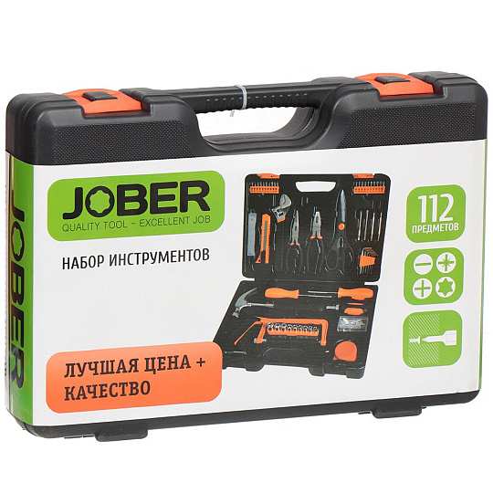Набор инструментов Jober 250112, 112 предметов