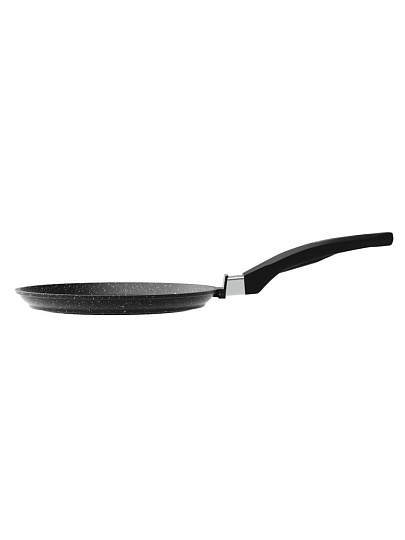 Блинница алюминий, 24 см, антипригарное покрытие, Мечта, Гранит black Induction, 14802И, бакелитовая ручка, индукция