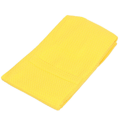 Полотенце банное, 80х145 см, Килт женский желтый на липучке