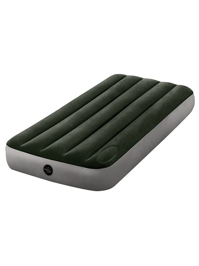 Матрас надувной Intex, 191х76х25 см, 64760, насос встроенный, ножной, 136 кг
