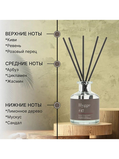 Аромадиффузор Arida Home, 50 мл, Hygge, Розовый перец и лимонное дерево, АР 100-560