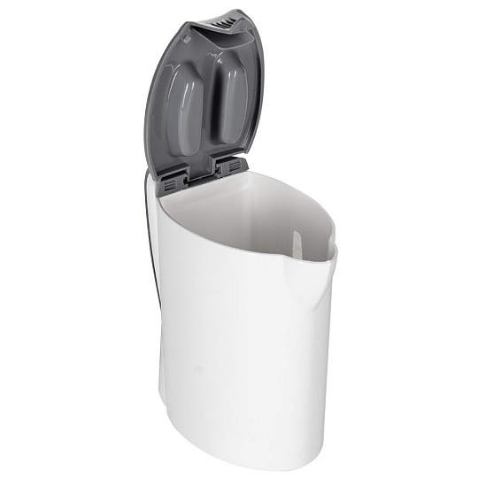 Чайник электрический Gelberk, GL-465, серый, 0.5 л, 500 Вт, открытый нагревательный элемент, пластик