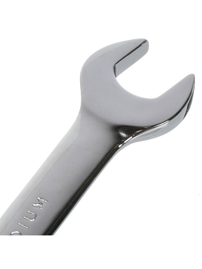 Ключ рожковый, Bartex, 22х24 мм, хромированный зеркальный, CrV сталь