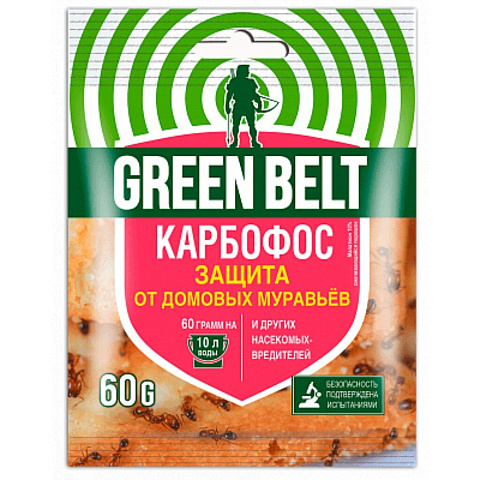 Инсектицид Карбофос, от мурав., гранулы, 60 г, GREEN BELT