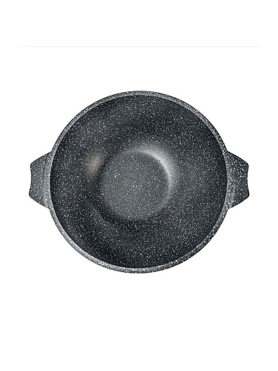 Казан алюминий, антипригарное покрытие, 6 л, Гранит, с крышкой, Мечта, 56701