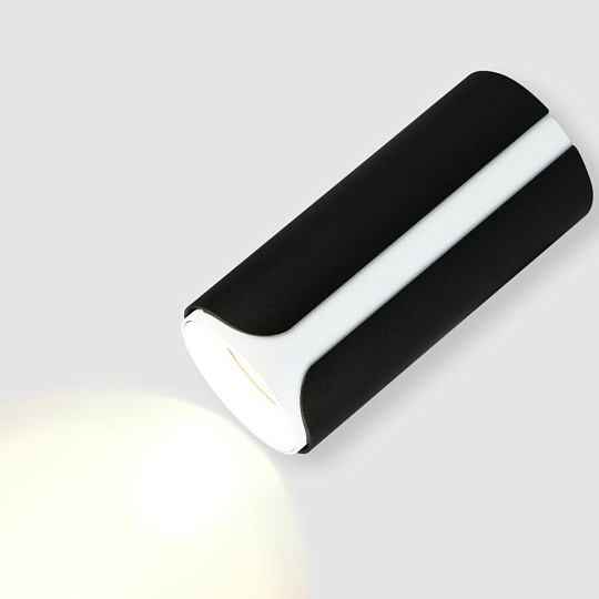 Светильник накладной General Lighting Systems, Монохром, 50 Вт, GU10, на 1 лампочку, IP20, d5.8х6х13 см, Спот, черный-белый, 661708