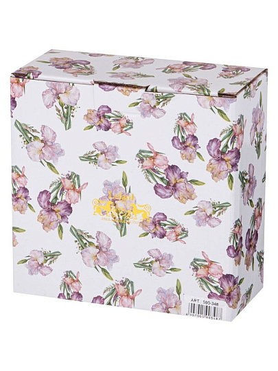 Салатник фарфор, квадратный, 15х5.5 см, подарочная упаковка, Irises, Lefard, 590-348