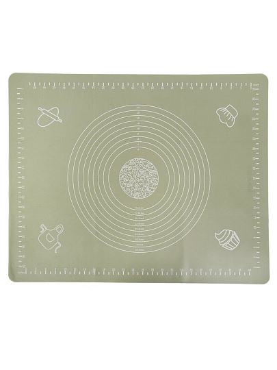 Коврик кухонный силикон, 40 х 50 см, Daniks, Verde