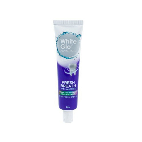 Зубная паста White Glo, Свежее дыхание, 80 г, отбеливающая