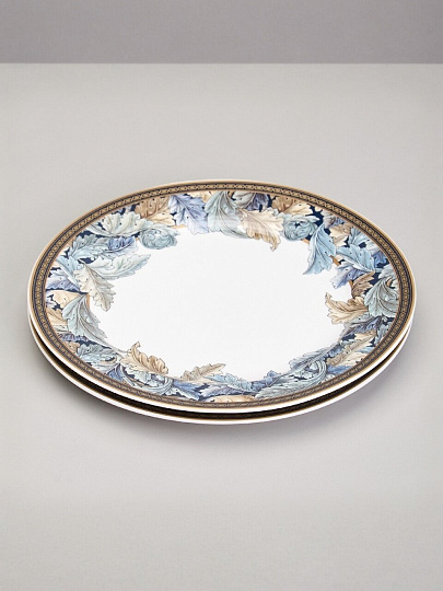 Набор тарелок закусочный, фарфор, 2 шт, 20.5 см, круглый, Art Collection, Lefard, 590-693