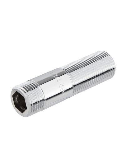 Сгон 1/2"-50, ш-ш, латунь, AquaLink