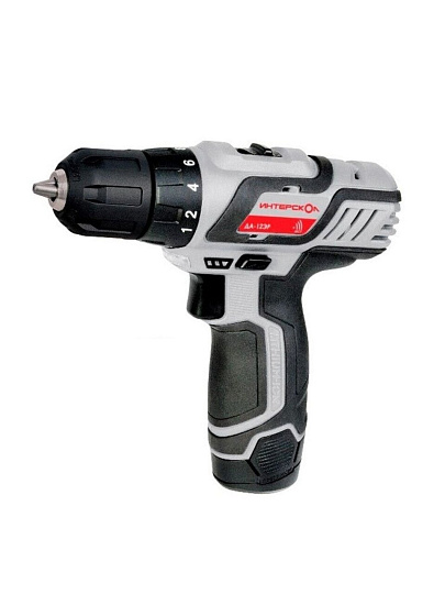 Дрель-шуруповерт аккумуляторный, Интерскол, ДА-12ЭР, 12 В, ПРОМО, коробка, 434.2.2.20