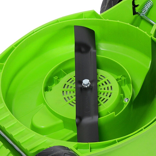 Газонокосилка электрическая, Greenworks, GLM1232, 33 см, 25 л, 20-60 мм, 3400 об/мин, 2502207