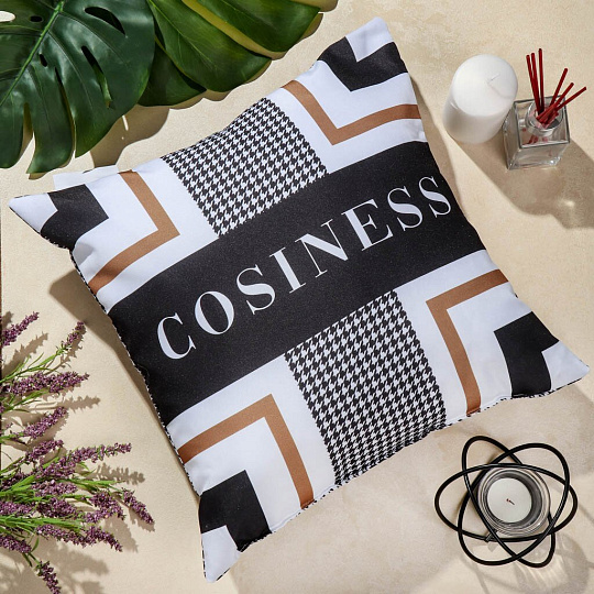 Подушка декоративная 40х40 см, Cosiness, 100% полиэстер, 920246