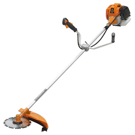 Триммер бензиновый, Carver, GBC-043 M, 01.001.00022, 1.7 л.с., 43 куб.см, 1250 Вт, U-ручка, леска/нож, неразборный вал