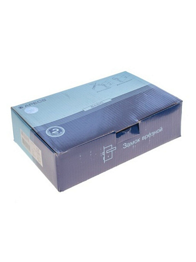 Замок врезной Apecs, 1026/60-G, 3304, ручка в комплекте, цилиндровый, золотой