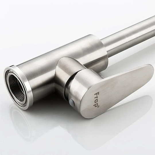 Смеситель для кухни, Frap, с картриджем, нержавеющая сталь, F4048