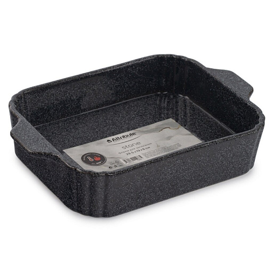 Форма для запекания керамика, 19х29.5х6 см, прямоугольная, Stone, ABS015