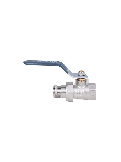 Кран для воды с американкой 1", г-ш, ручка, AquaLink
