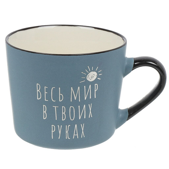 Кружка керамика, 4 шт, 440 мл, Мечты, Daniks, BR404/4658