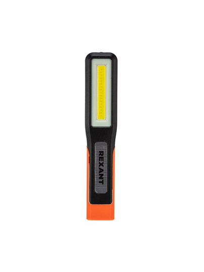 Фонарь ручной встроенный аккумулятор, Rexant, NEW AGE, зарядка от USB, режим SOS, 3 режима, на магните, подвесной, 75-1704