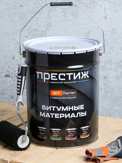 Мастика Престиж, битумно-полимерная, универсальная, 17 кг