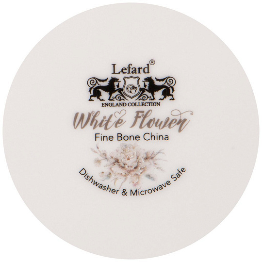 Чайная пара фарфор, 2 предмета, на 1 персону, 500 мл, Lefard, White Flower, 415-2118