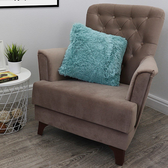 Наволочка декоративная Buenas Noches, Fn072ME3 16-4612, 100% полиэстер, 48 х 48 см, ментоловая, 16 159