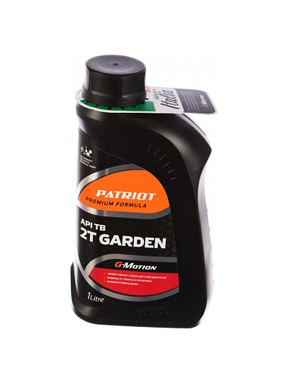 Масло машинное минеральное, для двухтактного двигателя, Patriot, Garden G-Motion 2T, 1 л, 850030300